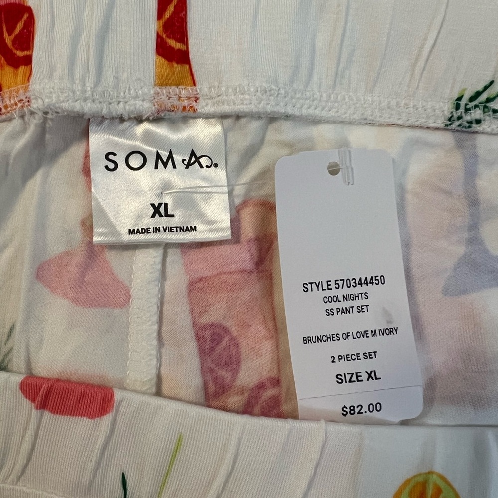 New with tags Soma cool nights women’s pajamas Size XL - Picture 2 of 5